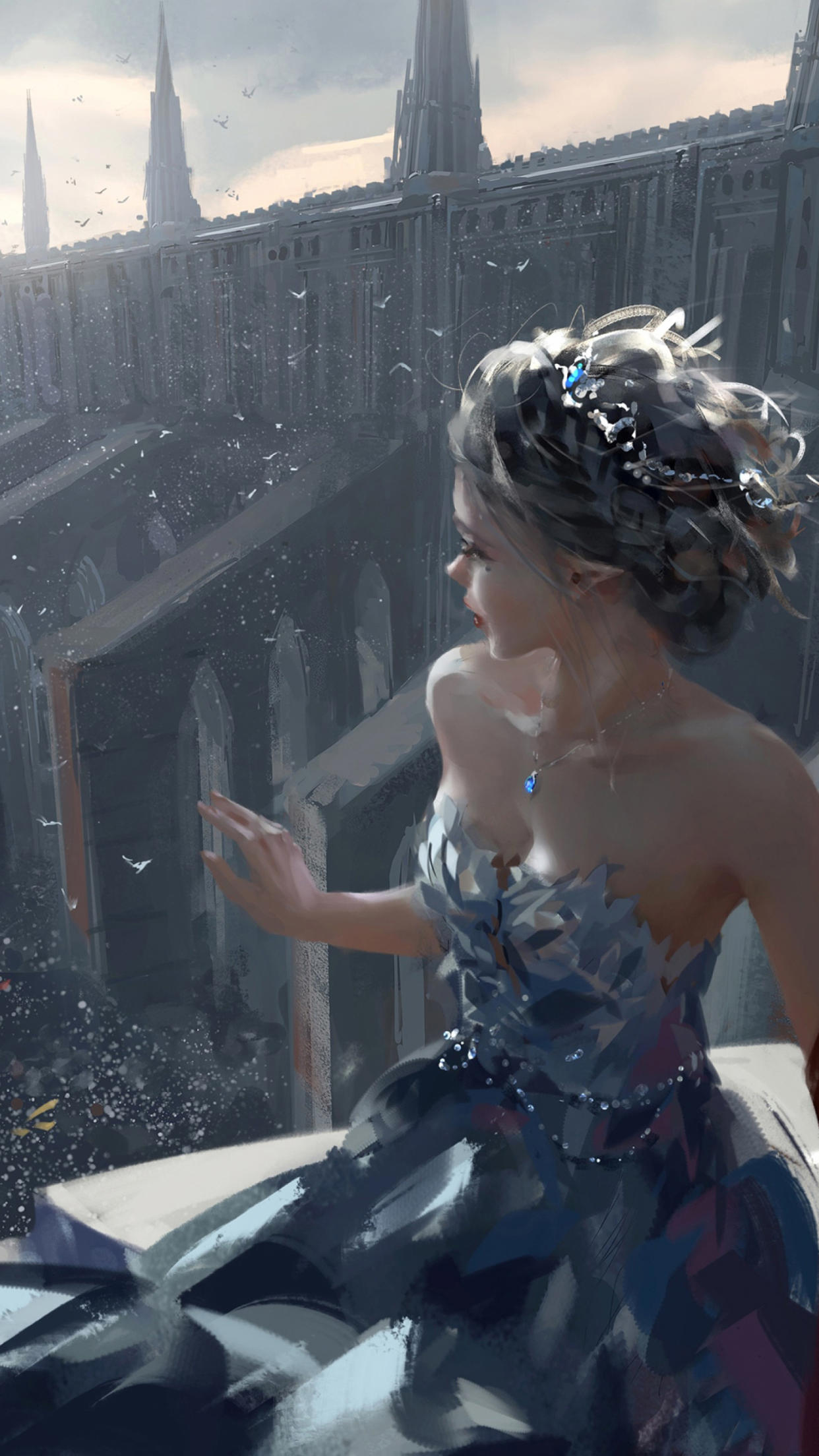 壁纸｜二次元黑暗系动漫少女壁纸高清