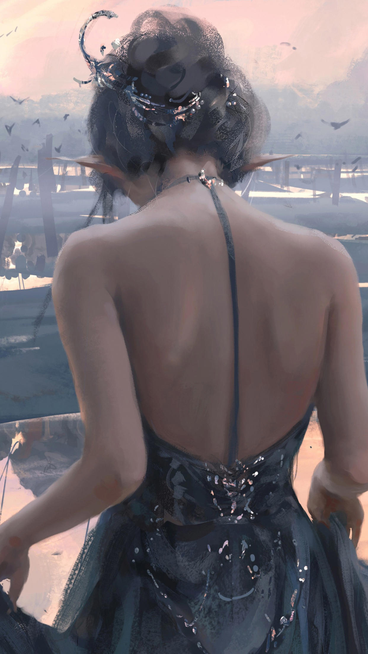 壁纸｜二次元黑暗系动漫少女壁纸高清