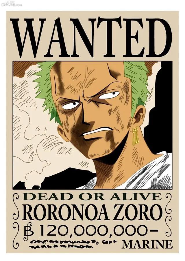 来看看草帽海贼团各人悬赏金都变多高了！