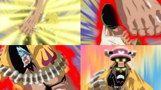 草帽团合体过三次，索隆对乌索普连哄带骗，最后连罗宾也未能幸