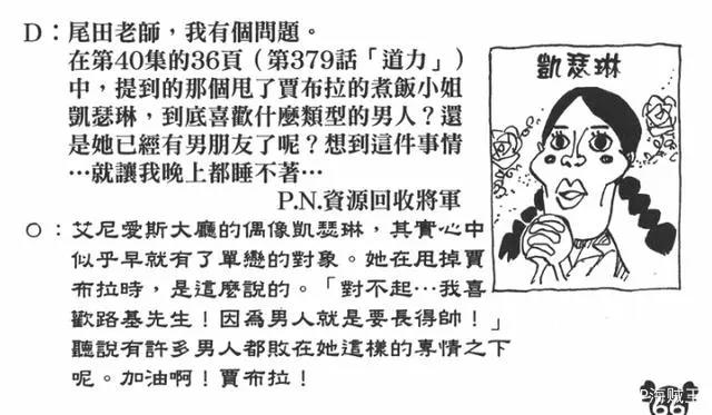 「整理」海贼王SBS中出现的奇怪角色、鲜有人知的角色