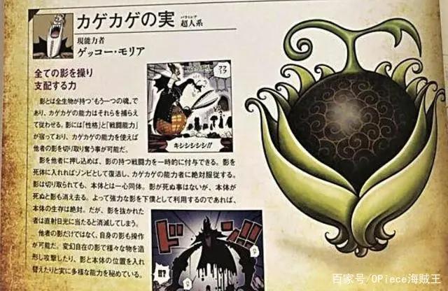海贼王中已经公布样貌的15颗恶魔果实，其中3颗神级果实