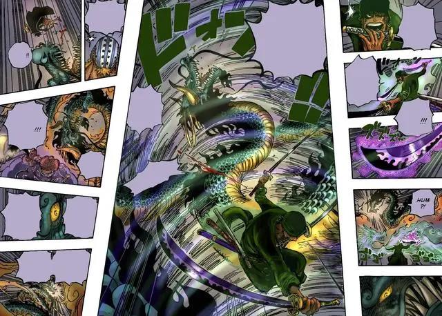 海贼王1010话，索隆新招叫“阿修罗拔剑·亡者戏”，凯多被打出血