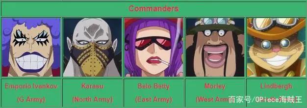 海贼王革命军领导者及其五大军长揭示！