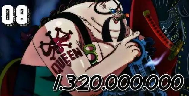 航海王：最新的悬赏金额前十排名，世界政府：生死不论