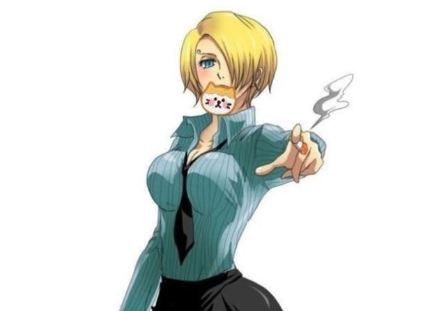 当海贼王女性化后，路飞和香克斯太霸气，海军三大将无人能挡！