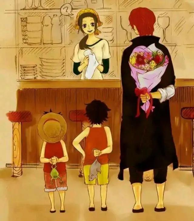 红发香克斯竟然早已有儿子，镜头也多次出现过