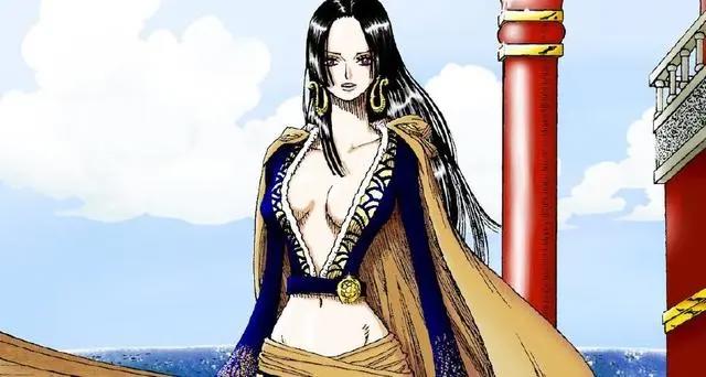 《海贼王》波雅·汉库克漫画上色图，女帝这配色怎么样？