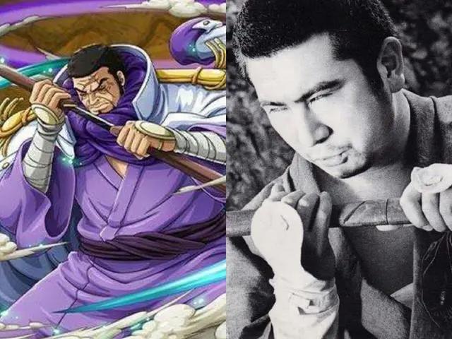 海贼王：神艾尼路原型最帅，海军大将藤虎的原型竟然十分邋遢？