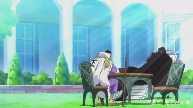 海贼王882集：藤虎与绿牛无视赤犬，绿牛告知藤虎三年身体近况