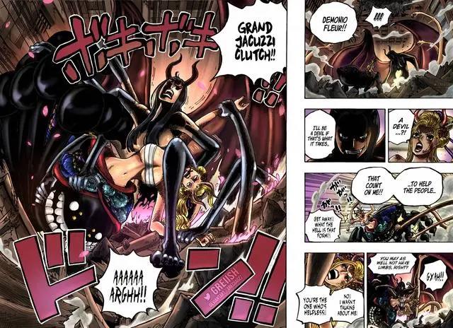 海贼王1021话，布鲁克一刀解决7位干部，实力依旧深不见底