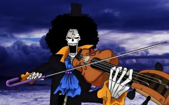 海贼王：为何感觉布鲁克没有存在感？因为他实力足够，不需要刷了