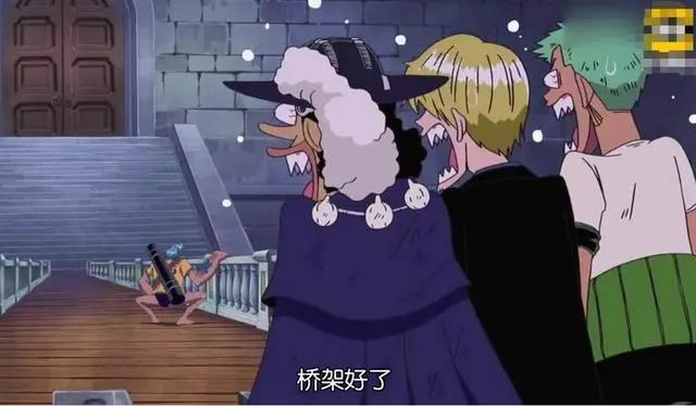 海贼王：弗兰奇真是技多不压身，秒建一座桥，旁人的表情很丰富