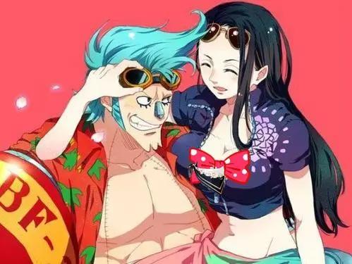 海贼王:令人心动的抱抱,罗宾和弗兰奇是绝配,山治不老实