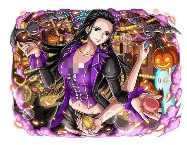 《海贼王》陪你过万圣节，黑衣罗宾亲自发糖，女帝突变很“保守”