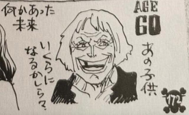 海贼王100卷SBS：尾田画未来的罗宾，40岁像老太婆，60岁像人贩子