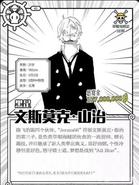 海贼王：草帽团成员的信息，原来罗宾这么老，娜美差点就是00后了