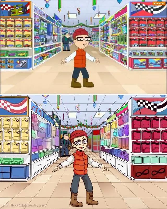 20张动漫卡通人物重绘过后的图片