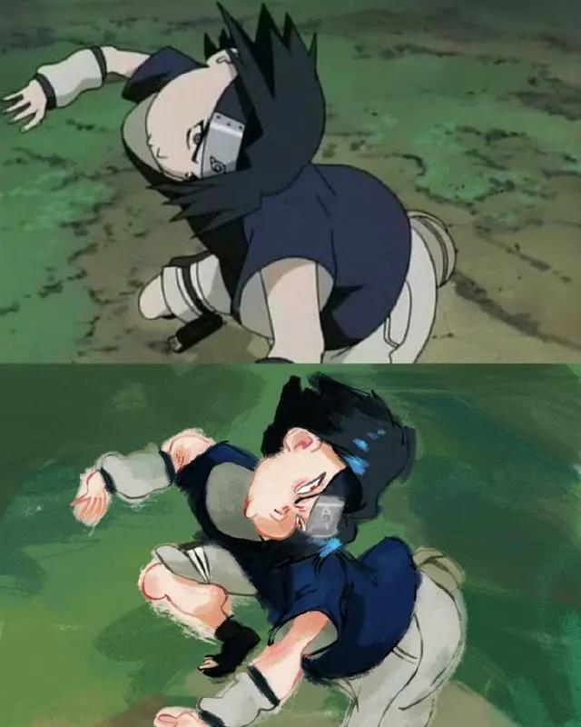 20张动漫卡通人物重绘过后的图片