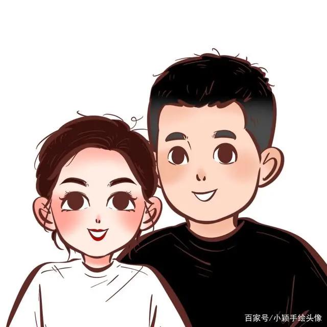 卡通动漫图片，单人、情侣、全家福头像，甜蜜幸福