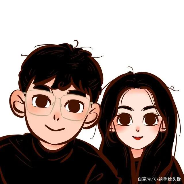 卡通动漫图片，单人、情侣、全家福头像，甜蜜幸福