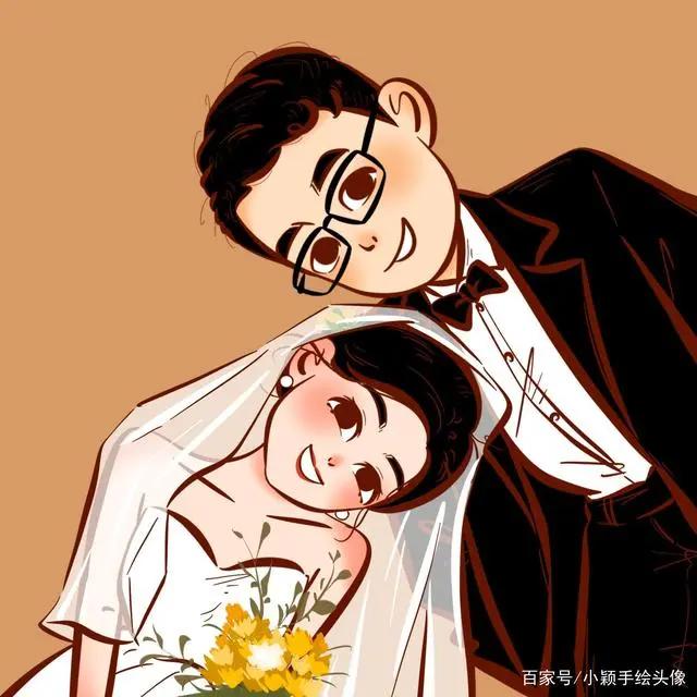 卡通动漫图片，单人、情侣、全家福头像，甜蜜幸福