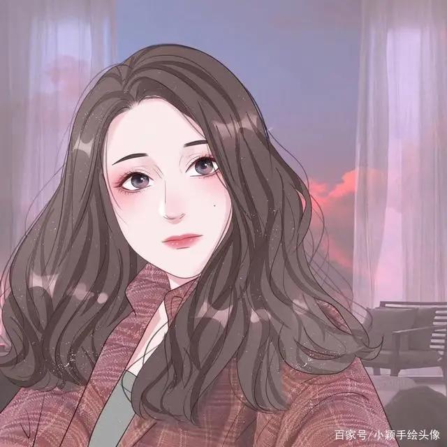 漫画头像，画风简单又温馨，创意丰富有内涵