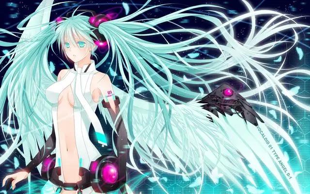 超萌超可爱，初音未来动漫高清壁纸，电脑桌面背景图片！