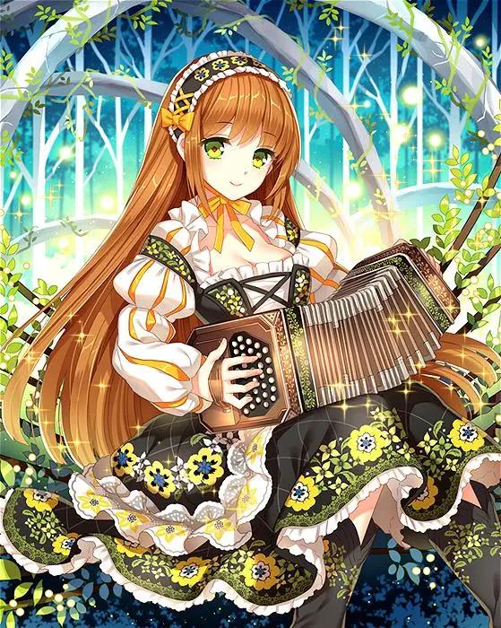 「动漫图片精选」二次元少女，超现实的唯美
