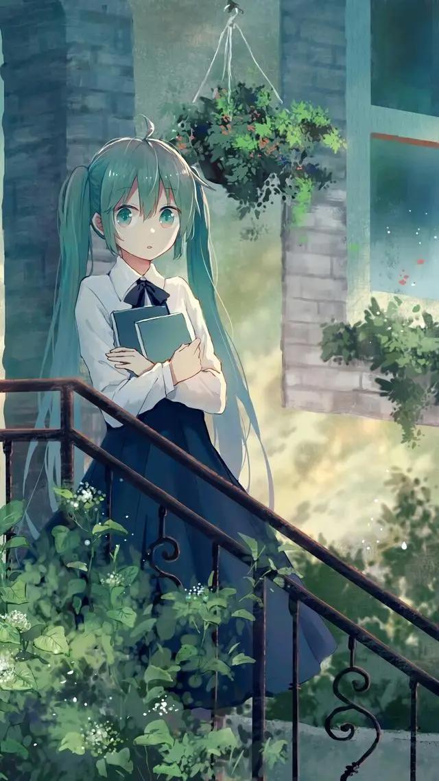 「动漫少女图片」可爱、二次元、意境