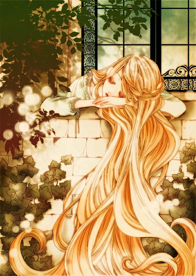 「动漫少女图片」可爱、二次元、意境