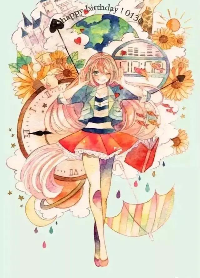 30幅超好看的动漫线稿，一对一附上色原稿