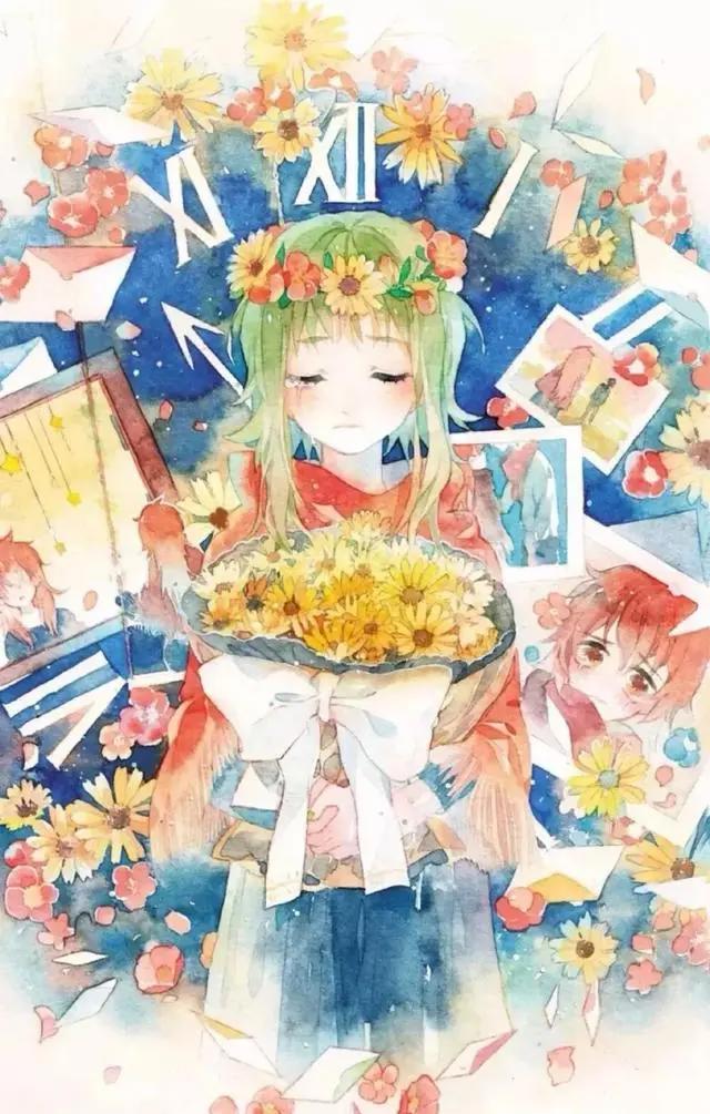 30幅超好看的动漫线稿，一对一附上色原稿