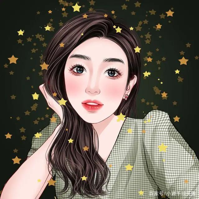 漫画图片，温馨唯美手绘头像，简单个性生活态度