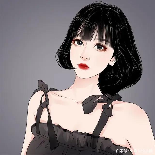 漫画图片，温馨唯美手绘头像，简单个性生活态度