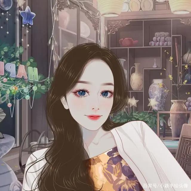 漫画图片，温馨唯美手绘头像，简单个性生活态度