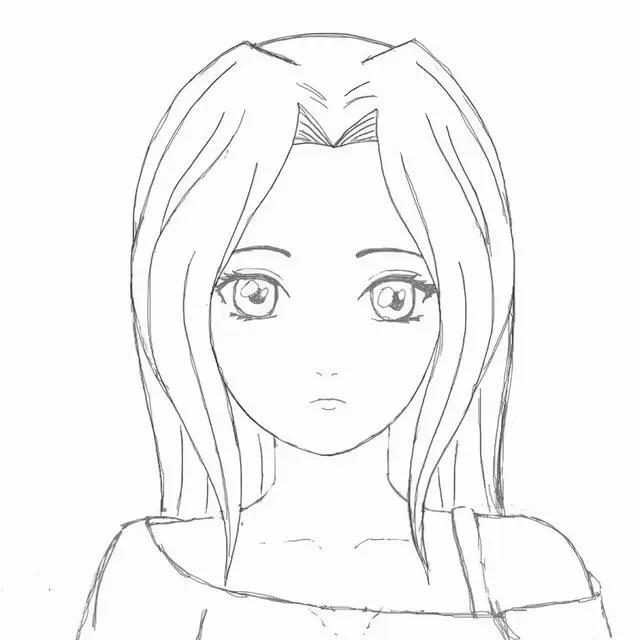 美丽的动漫图片素描（60张）