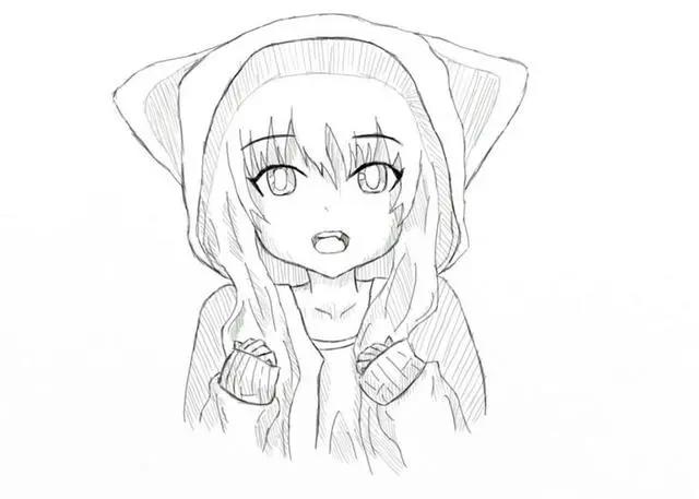 美丽的动漫图片素描（60张）