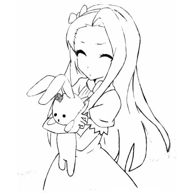 美丽的动漫图片素描（60张）