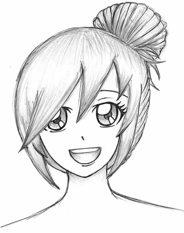 美丽的动漫图片素描（60张）