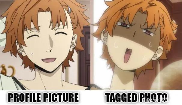 动漫图片反差对比，自己眼中的自拍vs朋友圈中你的自拍