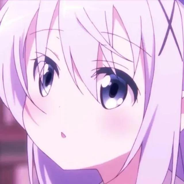 粉粉的动漫美图，女孩子必备的头像壁纸，独一无二的选择