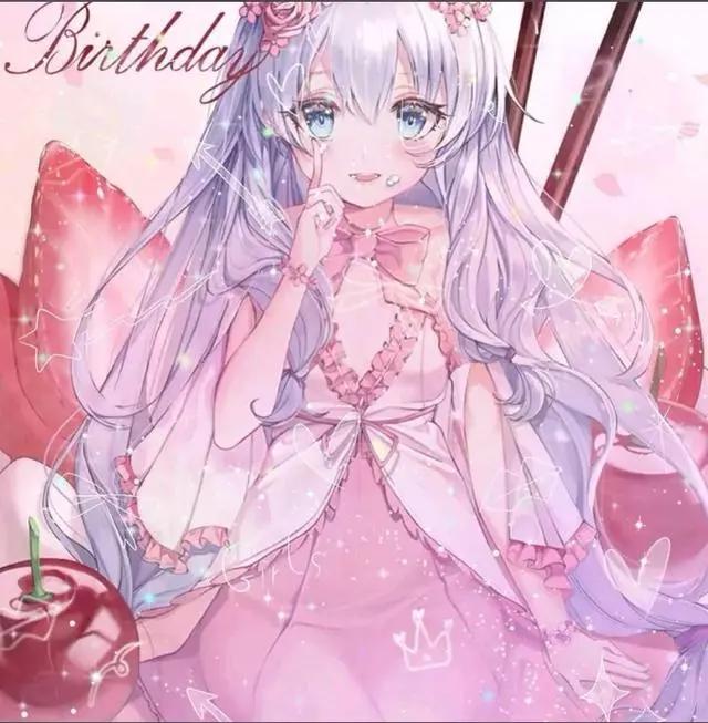 粉粉的动漫美图，女孩子必备的头像壁纸，独一无二的选择