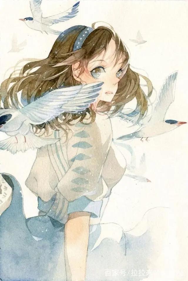 二次元美少女动漫美图壁纸，惊鸿只一瞥，爱到死方休