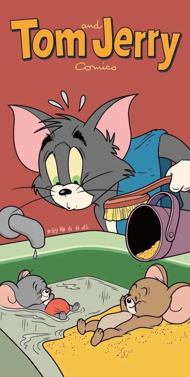 「猫和老鼠」系列动漫壁纸背景图