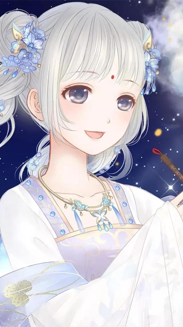 动漫女神高清壁纸，这么可爱一定是女孩子