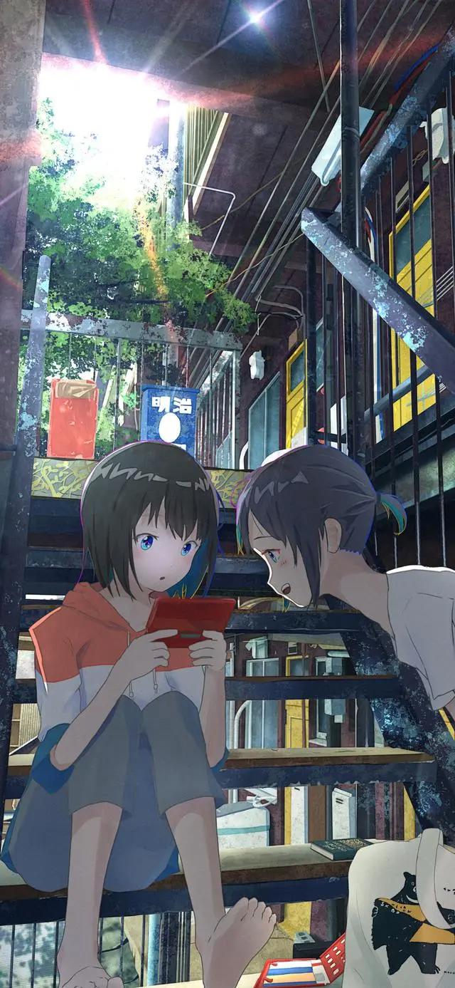 壁纸：超清动漫壁纸，没有比碧蓝的天空更治愈的了