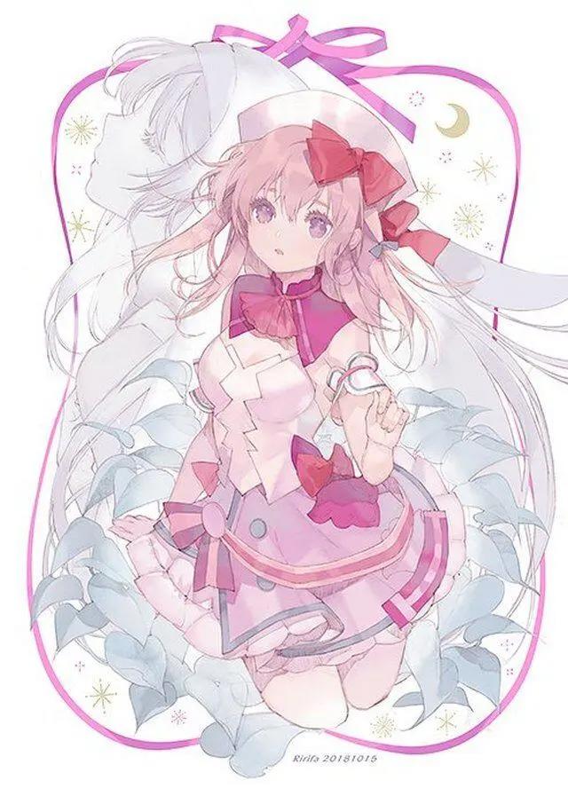 专属于少女的粉色记忆，二次元高清动漫壁纸，别愣着了赶快抱回家