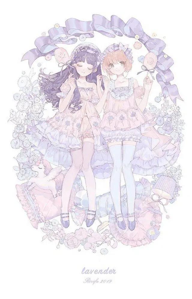 专属于少女的粉色记忆，二次元高清动漫壁纸，别愣着了赶快抱回家