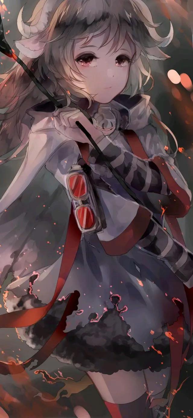 动漫小姐姐的全面屏壁纸